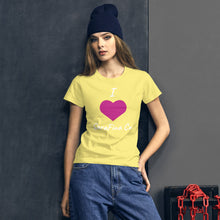 Load image into Gallery viewer, &quot;I Love SaraFina Co. SHORT-SLEEVE 100% COTTON T-SHIRT
